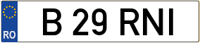 Truck License Plate